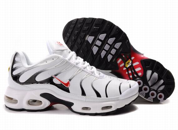 New Men'S Nike Air Max Tn Black/ White/Red